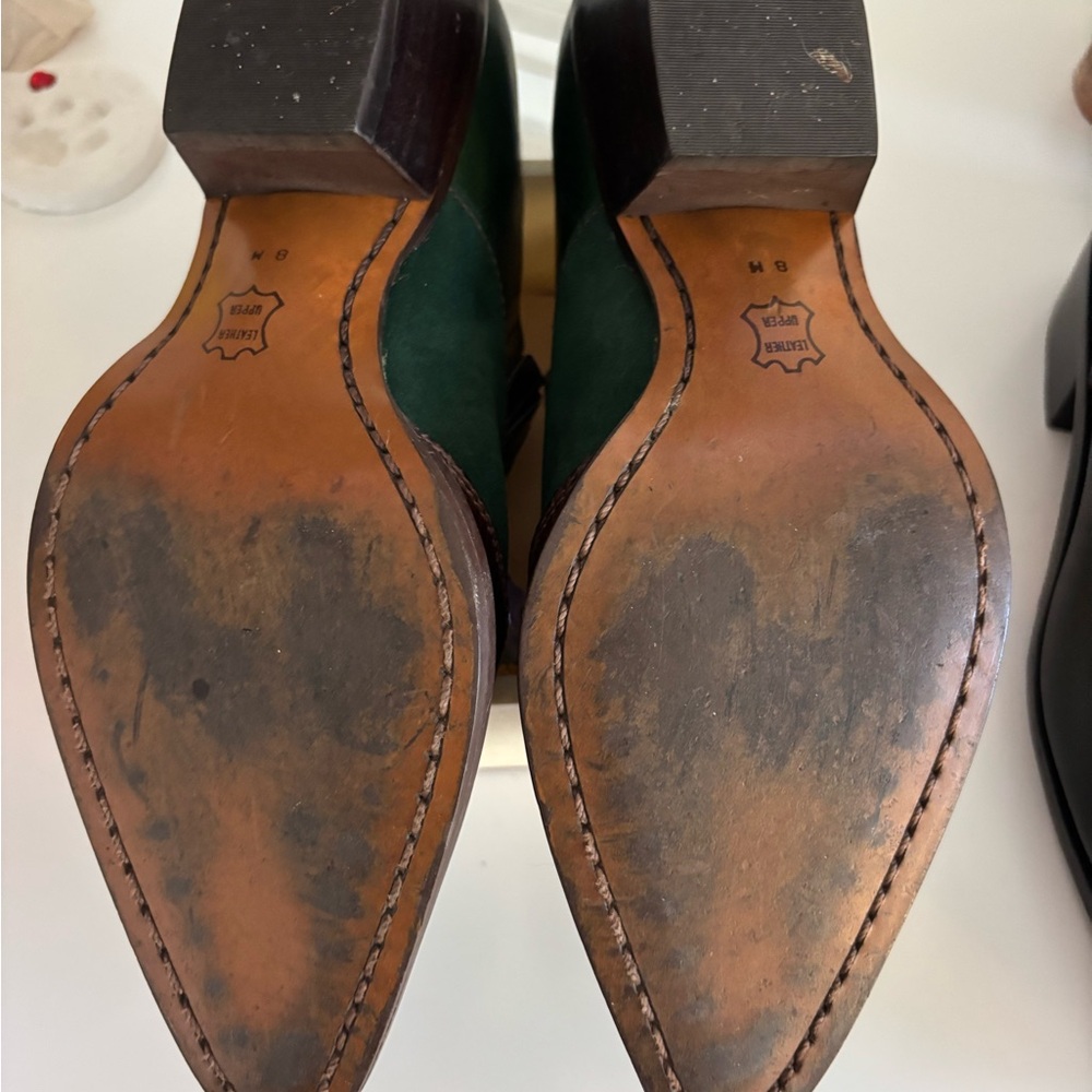 Nine West Green and Brown women’s bootie - Picture 5 of 6